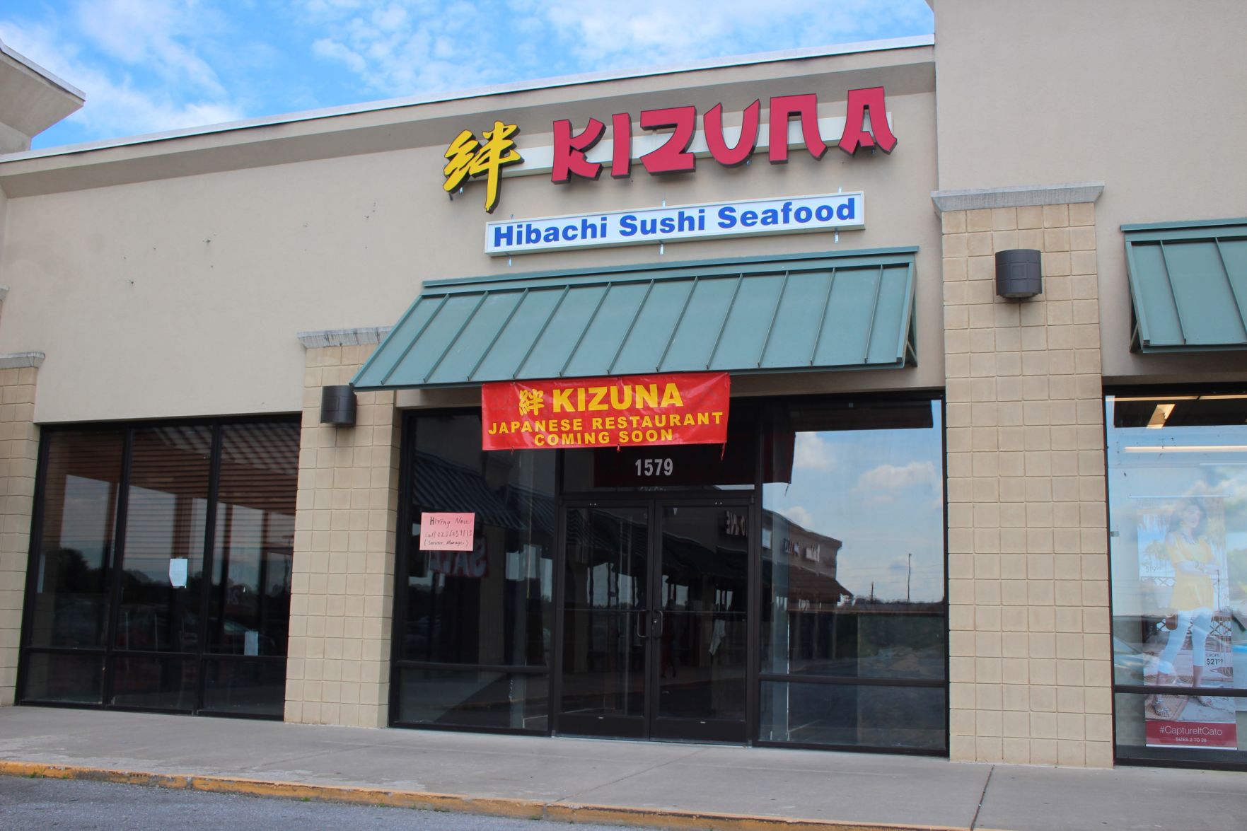 Kizuna set to open soon in Cedartown